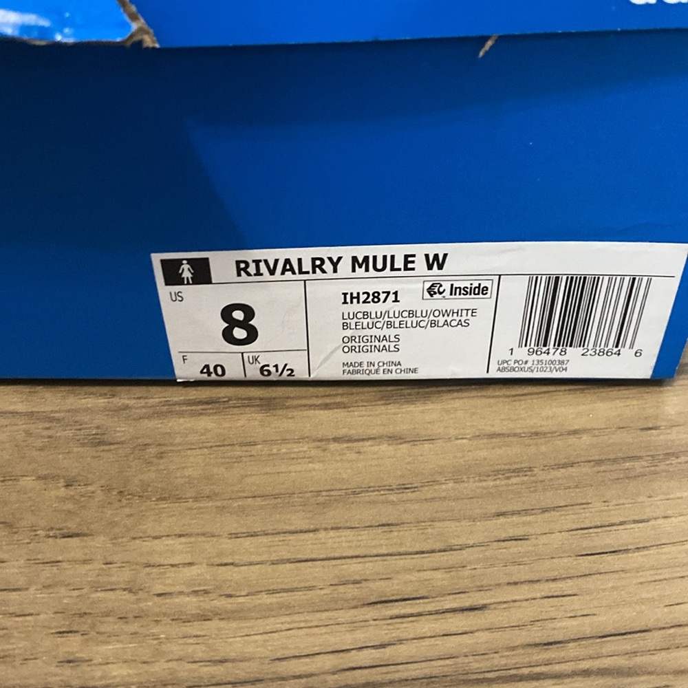 Adidas NIB Rivalry mule 8 - Picture 9 of 9